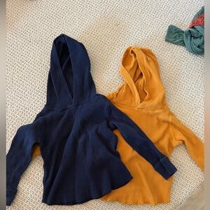 Toddler Boys waffle knit, 3T with hood